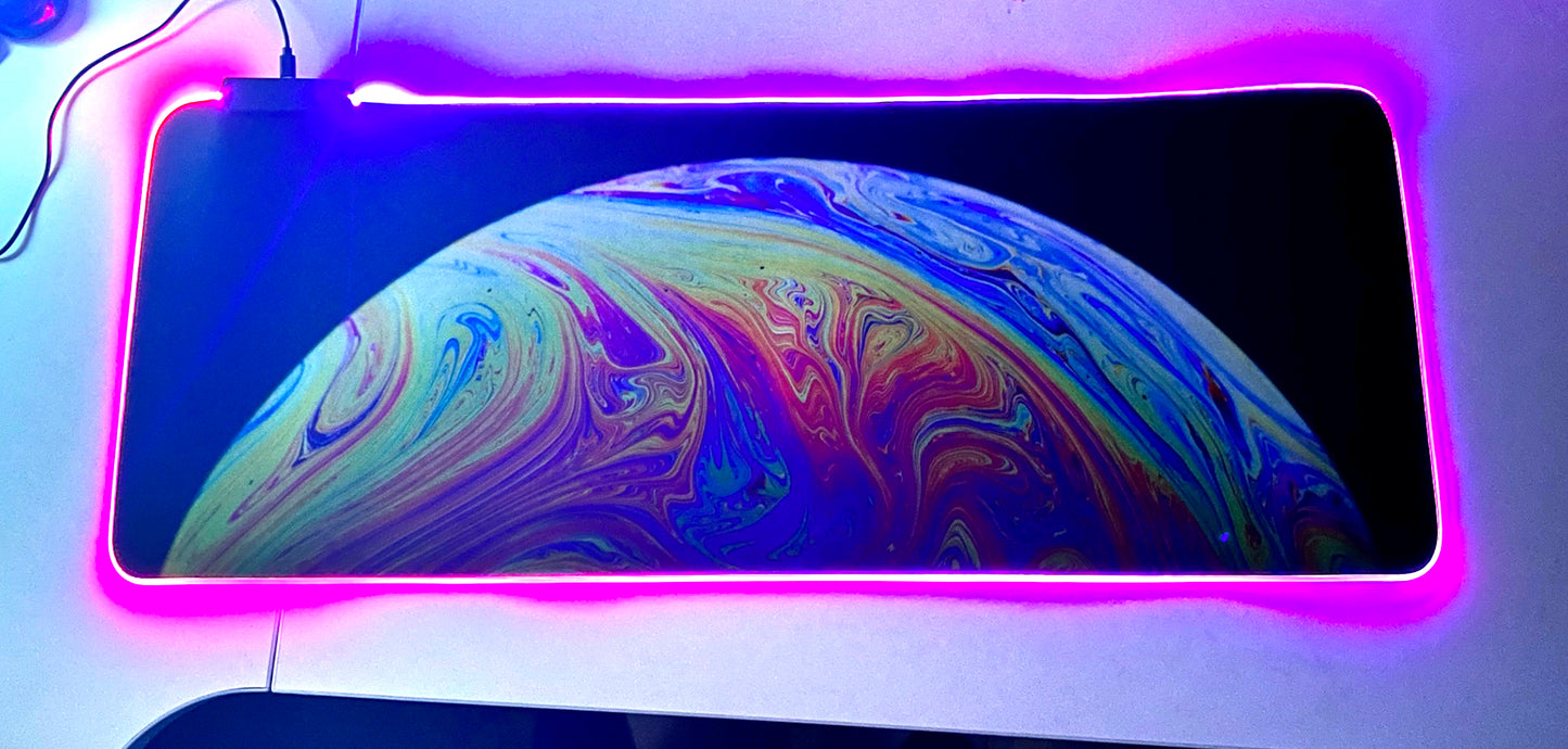 Mousepad Gamer Led RGB USB 80X30cm