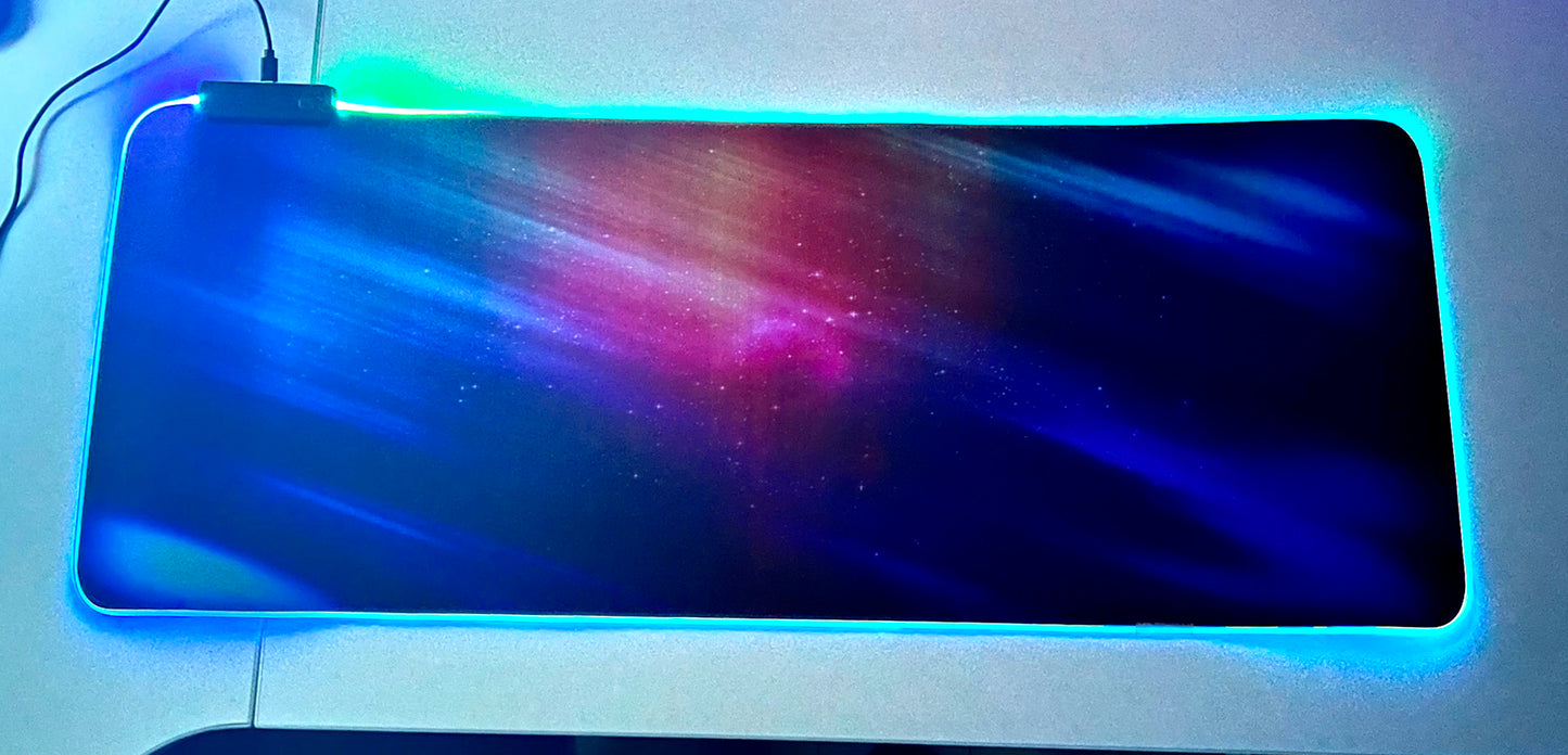 Mousepad Gamer Led RGB USB 80X30cm