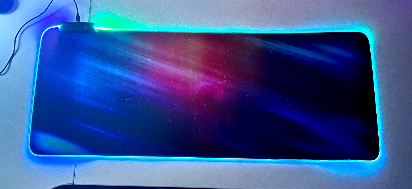 Mousepad Gamer Led RGB USB 80X30cm