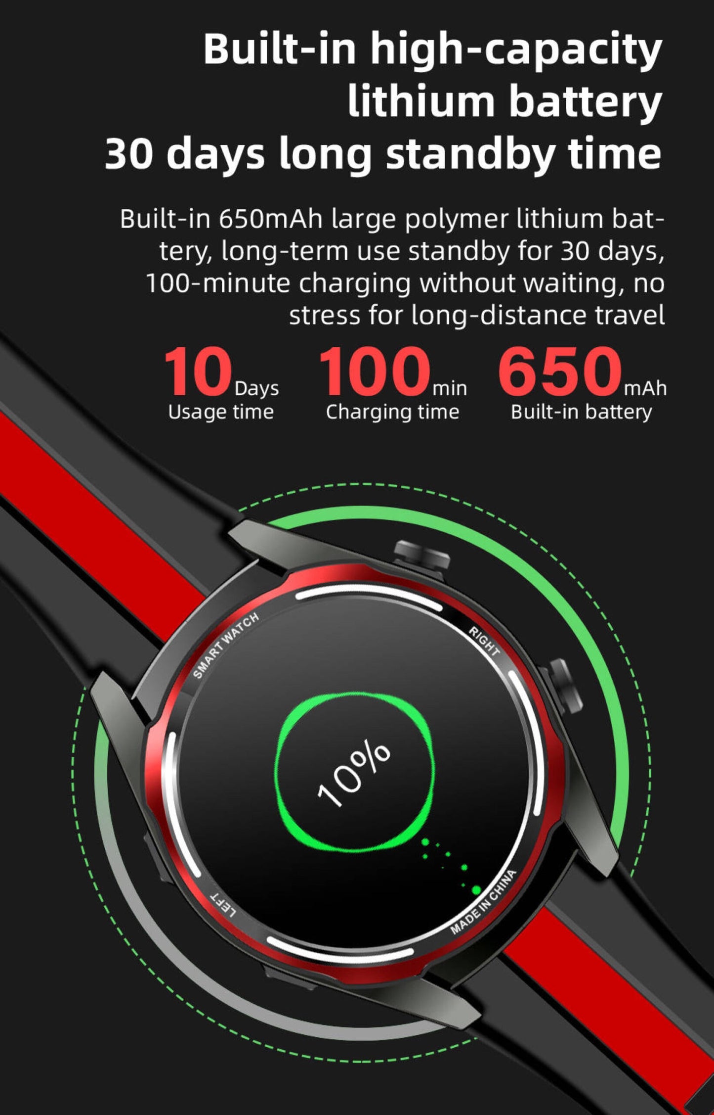 Reloj Inteligente Smartwatch Bluetooth NJH Sport 1.6 Pulgadas Negro