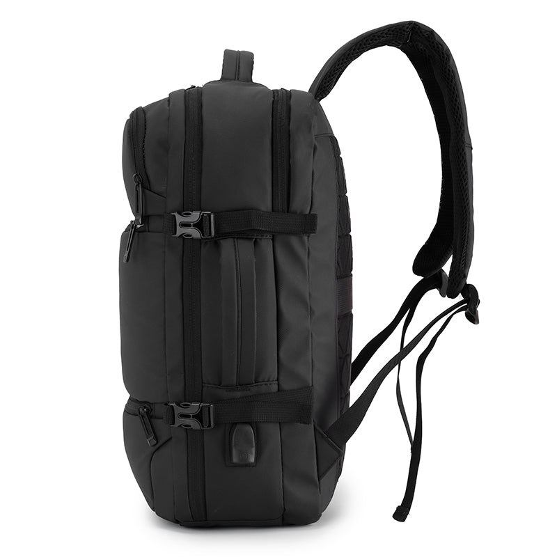 Mochila Multifuncional de Viaje impermeable con puerto USB 37 Litros