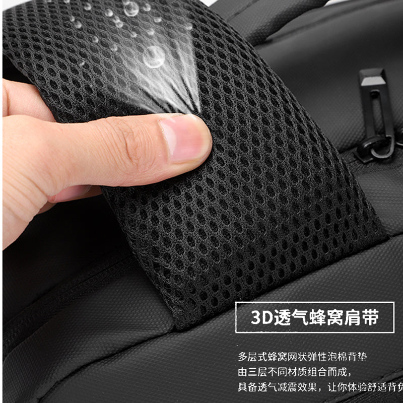 Mochila Multifuncional de Viaje impermeable con puerto USB 37 Litros
