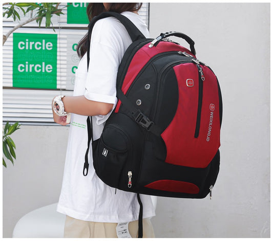 Mochila Multifuncional Laptop impermeable con puerto USB 39 Litros