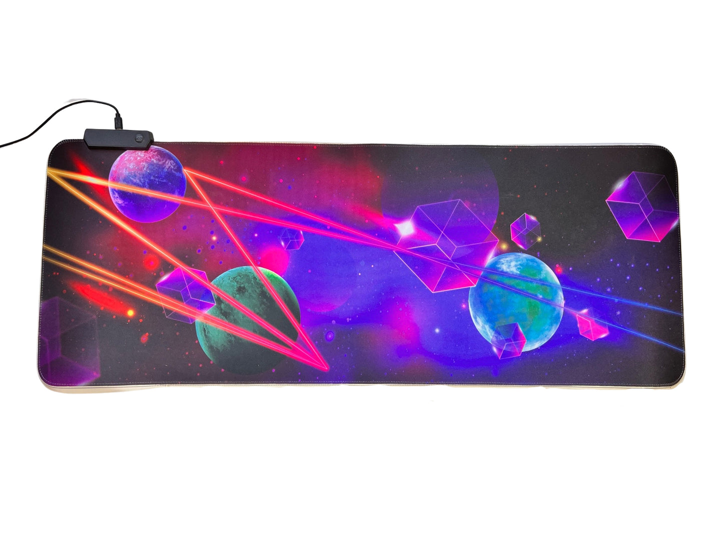 Mousepad Gamer Led RGB USB 80X30cm