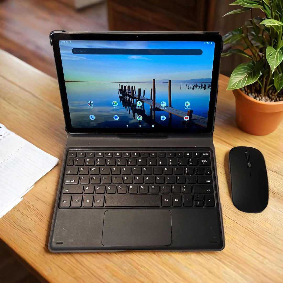 Tablet 2 EN 1 P98 2K Octa Core 20GHz 8GB RAM 128GB 5G LTE Teclado Mouse y Pencil Android 12 13MP