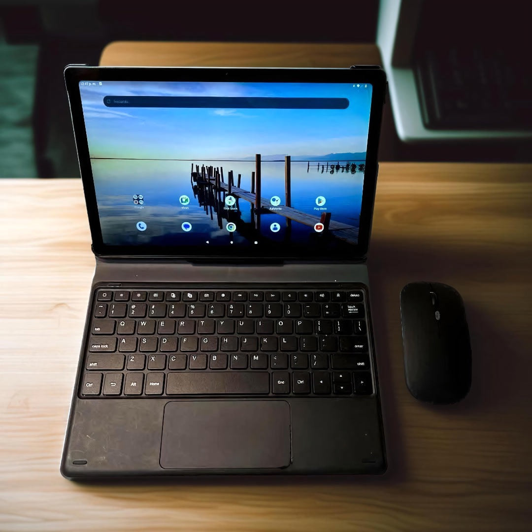 Tablet 2 EN 1 P98 2K Octa Core 20GHz 8GB RAM 128GB 5G LTE Teclado Mouse y Pencil Android 12 13MP
