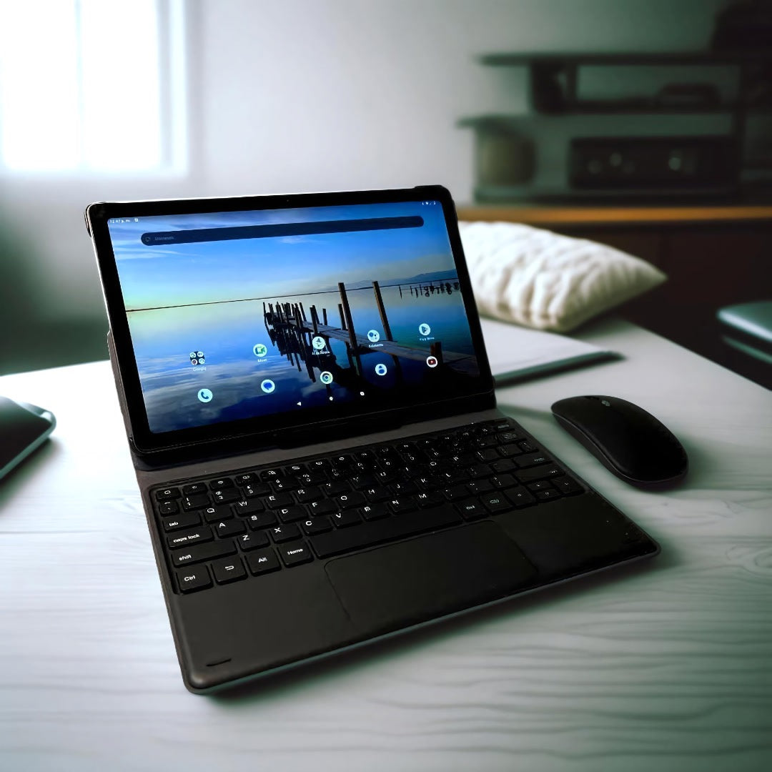 Tablet 2 EN 1 P98 2K Octa Core 20GHz 8GB RAM 128GB 5G LTE Teclado Mouse y Pencil Android 12 13MP