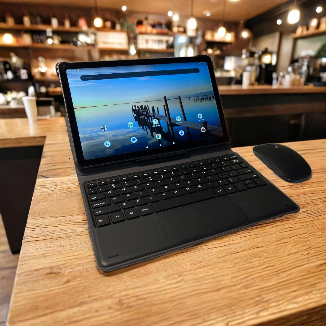 Tablet 2 EN 1 P98 2K Octa Core 20GHz 8GB RAM 128GB 5G LTE Teclado Mouse y Pencil Android 12 13MP