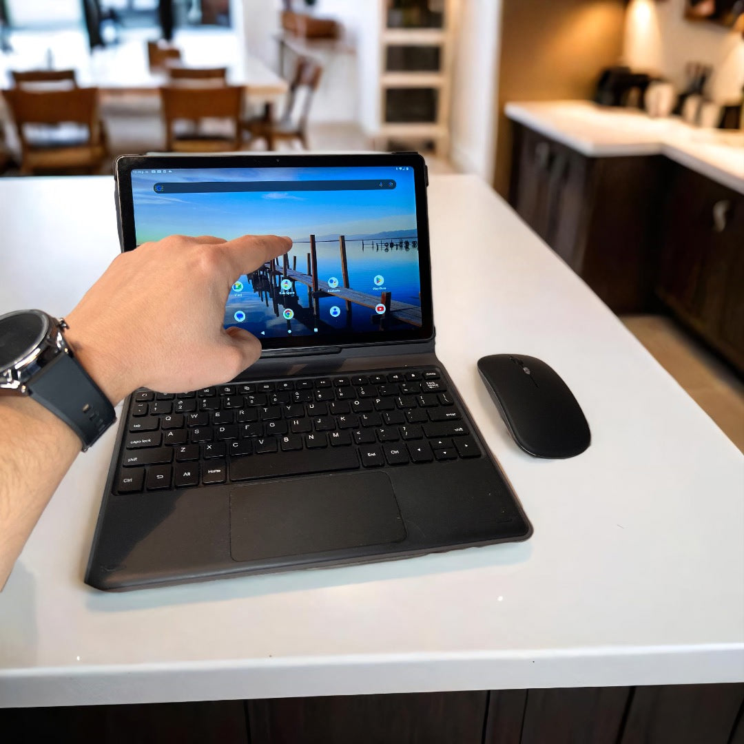 Tablet 2 EN 1 P98 2K Octa Core 20GHz 8GB RAM 128GB 5G LTE Teclado Mouse y Pencil Android 12 13MP