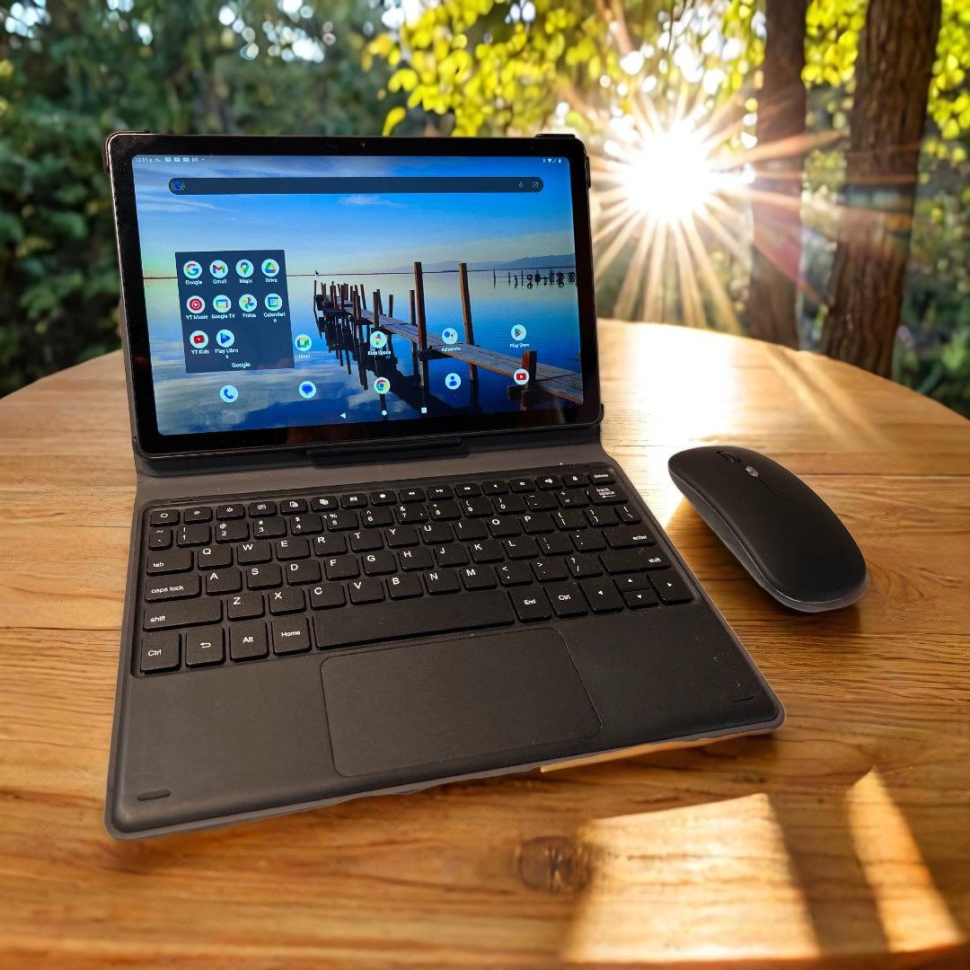 Tablet 2 EN 1 P98 2K Octa Core 20GHz 8GB RAM 128GB 5G LTE Teclado Mouse y Pencil Android 12 13MP