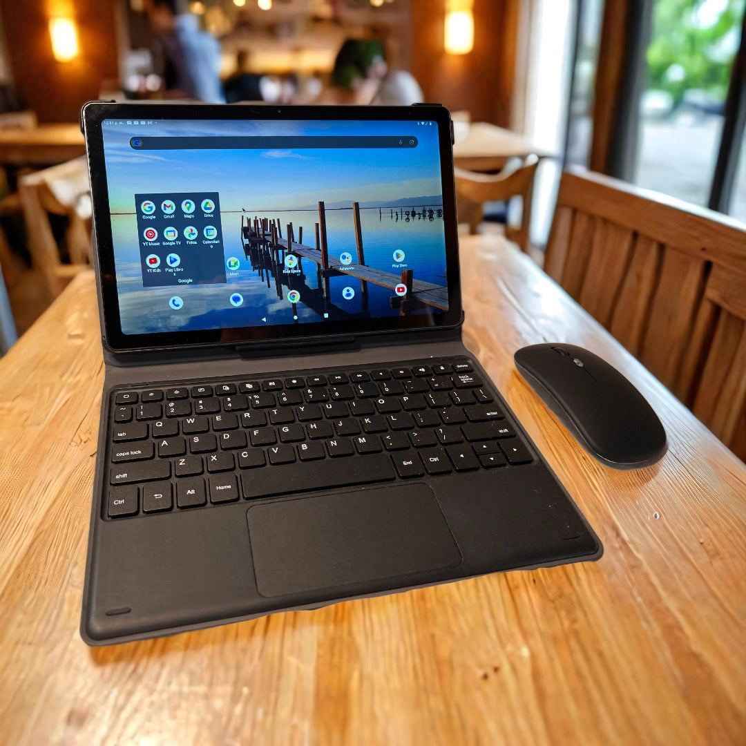 Tablet 2 EN 1 P98 2K Octa Core 20GHz 8GB RAM 128GB 5G LTE Teclado Mouse y Pencil Android 12 13MP