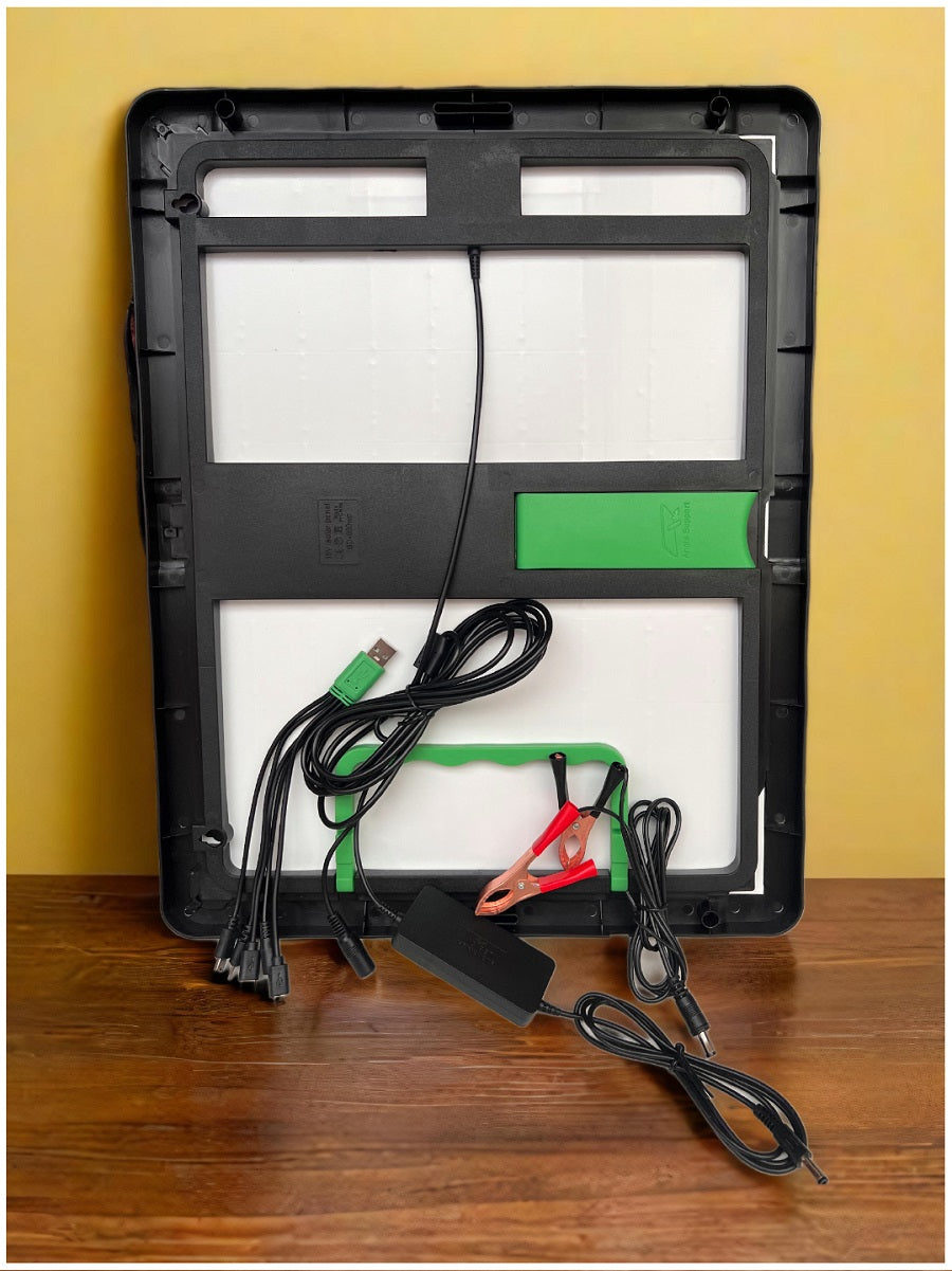 Panel Solar Portátil 30W 18V Adaptador de carga Múltiple Cable USB