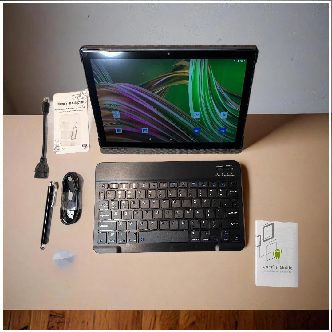 Tablet P86 Cámara 13MP Android11 Batería 6000mAh Conectividad 4G LTE WIFI BT Teclado