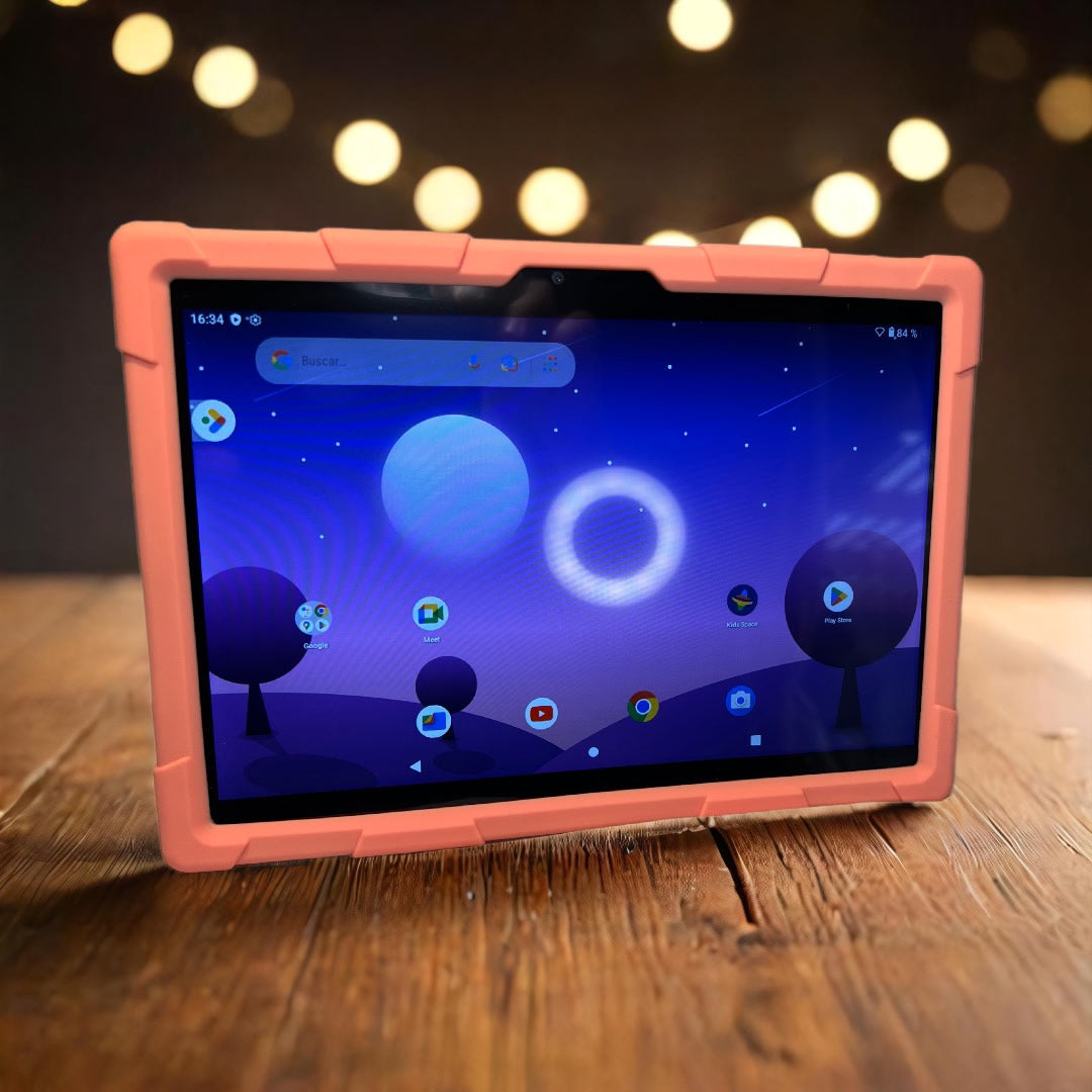Tablet Infantil Android 12 Quad Core 1.6Ghz 2GB RAM 32 ROM 5000mAh 10 Pulgadas WIFI BLUETOOTH