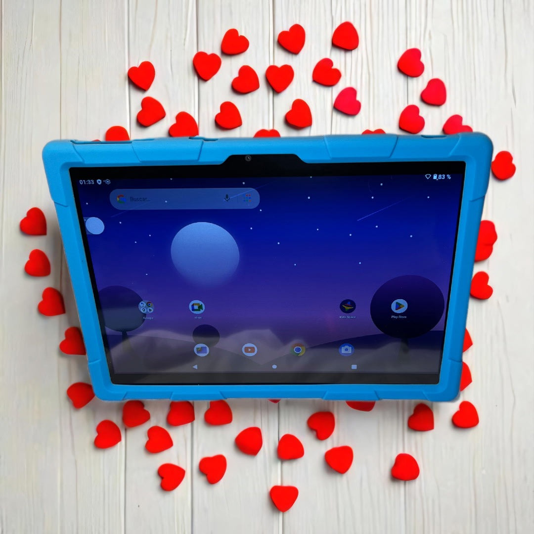 Tablet Infantil Android 12 Quad Core 1.6Ghz 2GB RAM 32 ROM 5000mAh 10 Pulgadas WIFI BLUETOOTH