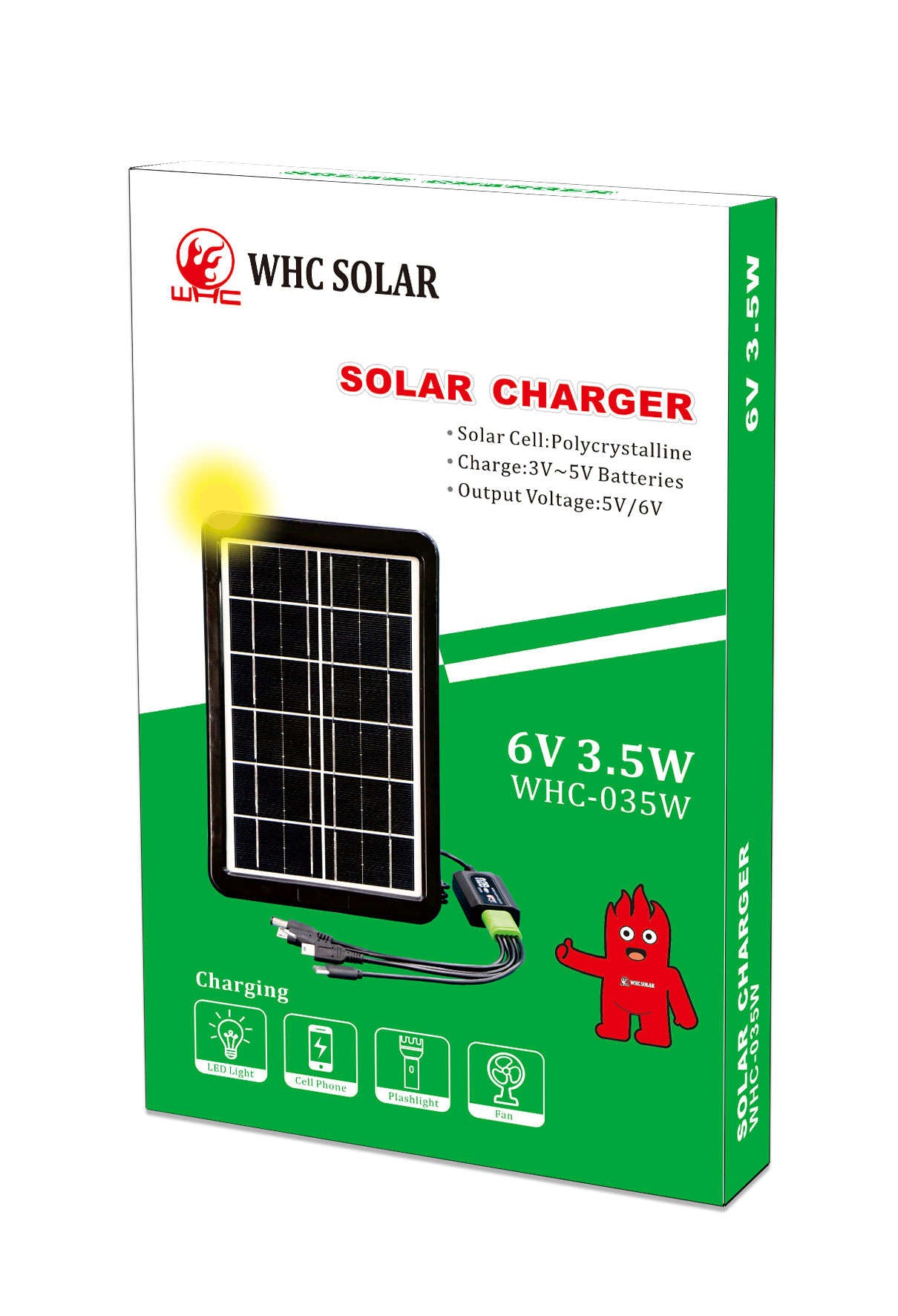 Panel solar portátil cargador múltiple 35W