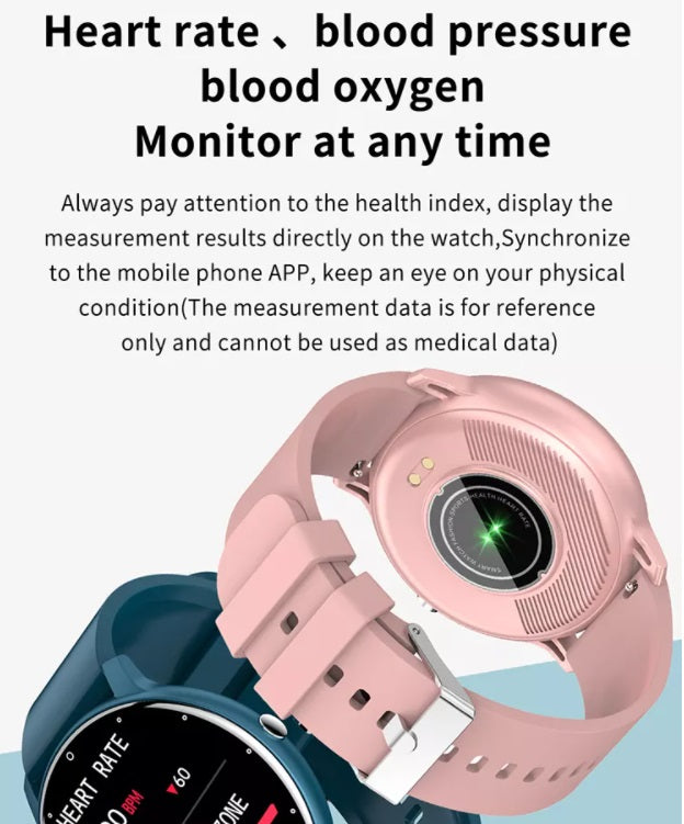 Reloj Inteligente Smartwatch Bluetooth ZL02 Sports Fitness Rosado