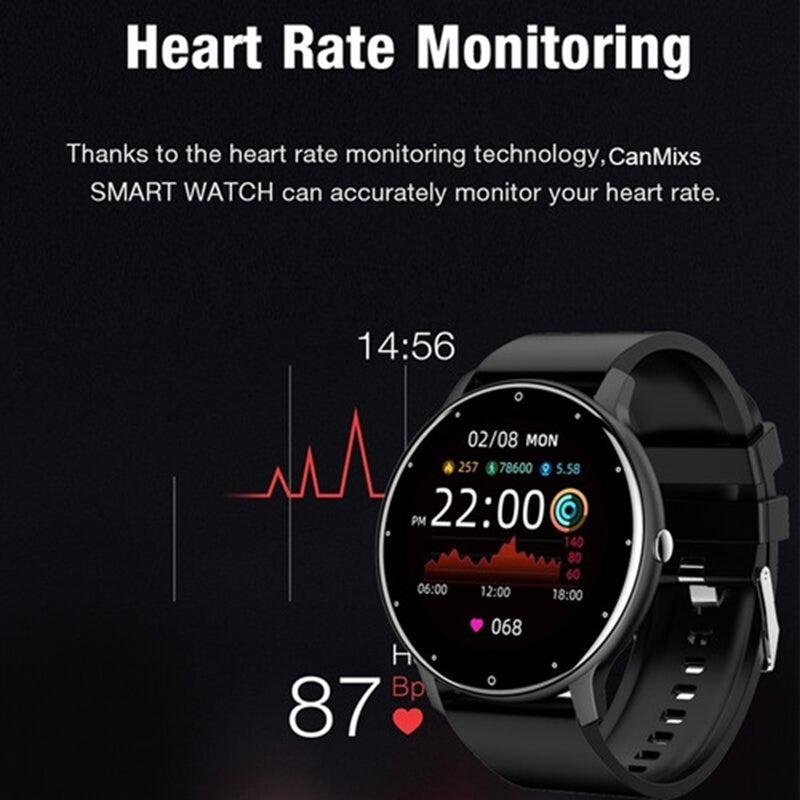 Reloj Inteligente Smartwatch Bluetooth ZL02 Sports Fitness Azul