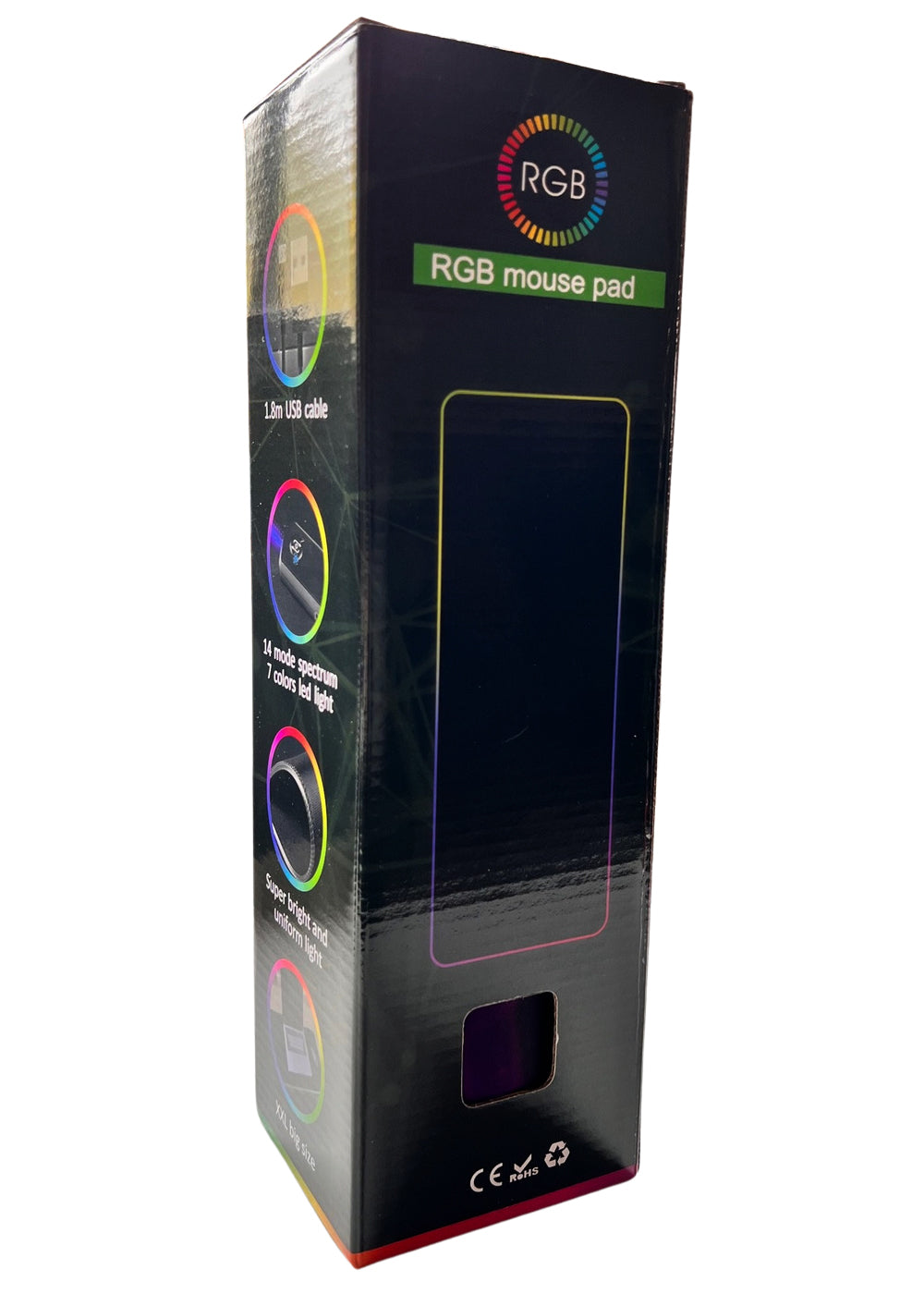 Mousepad Gamer Led RGB USB 80X30cm