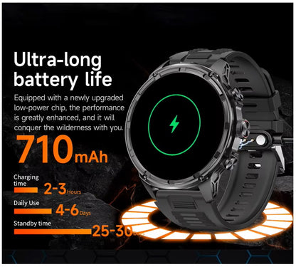 Reloj Inteligente V99 AMOLED 1.85 Batería 710mAh, Llamadas Bluetooth Salud
