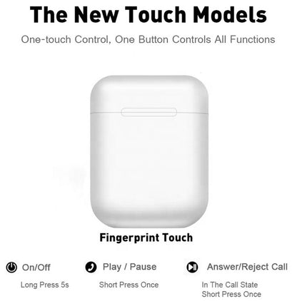 Audífonos Bluetooth I12 Versión 5.0 TWS SMART TOUCH
