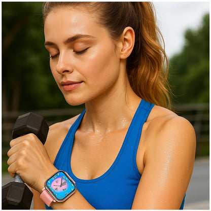 Reloj inteligente M12 1,83 pulgadas llamadas, resistente al agua, rastreador de actividad física