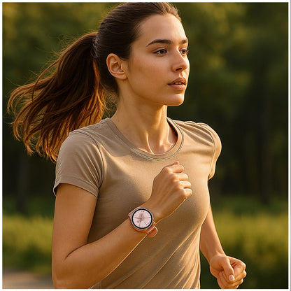 Reloj Inteligente DS5 Mini Mujer Estilo Salud con Doble Correa Silicona y Metálica Compatible IP68