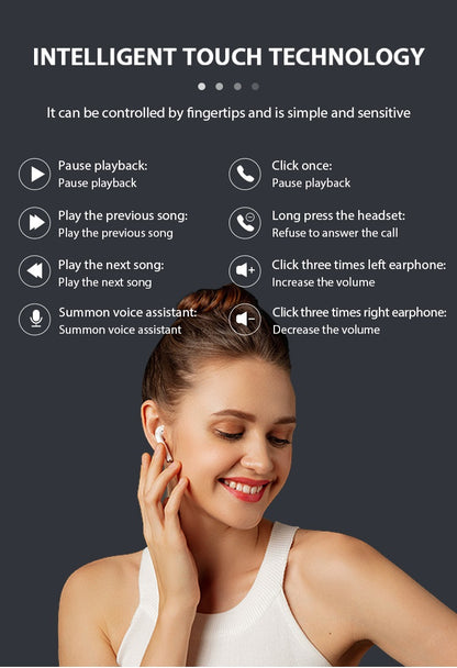 Audífonos Bluetooth I12 Versión 5.0 TWS SMART TOUCH