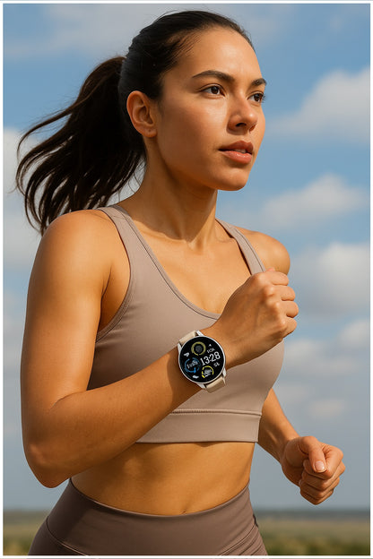 Smartwatch S37 Unisex Pantalla 1.28” Llamadas Bluetooth Salud Completa Deporte IPX8 Batería 5 Días Diseño Elegante y Versátil