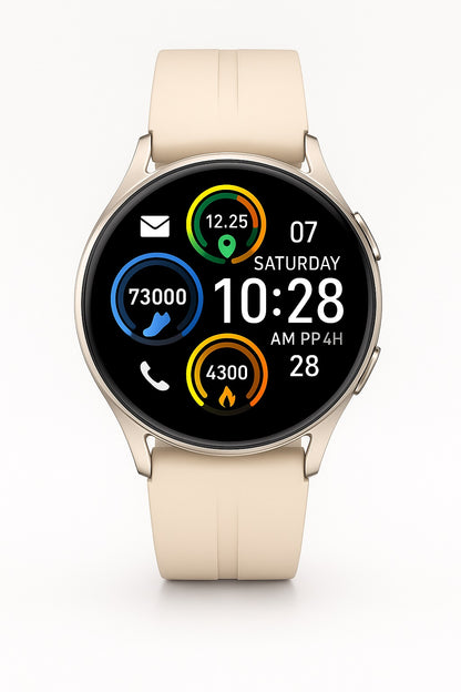 Smartwatch S37 Unisex Pantalla 1.28” Llamadas Bluetooth Salud Completa Deporte IPX8 Batería 5 Días Diseño Elegante y Versátil