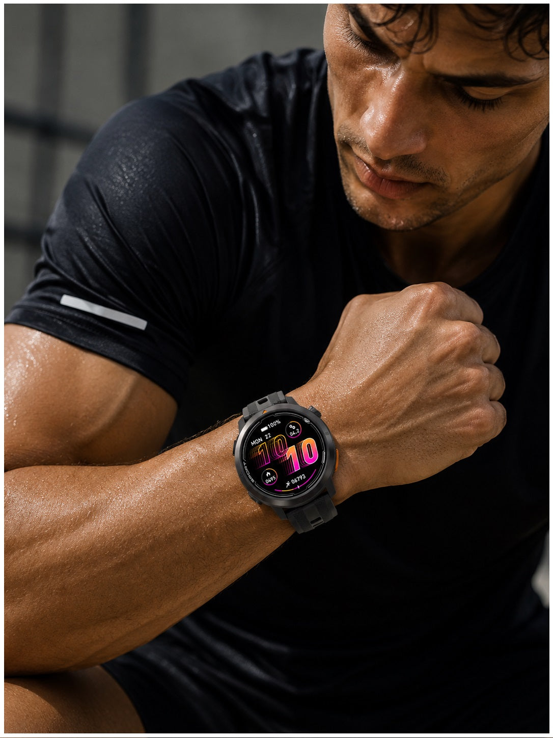 Smartwatch Deportivo DT G9 GPS Integrado Pantalla AMOLED 1.43" 466x466 Mapas Offline Llamadas Bluetooth Brújula 3ATM para Running Trekking y Outdoor
