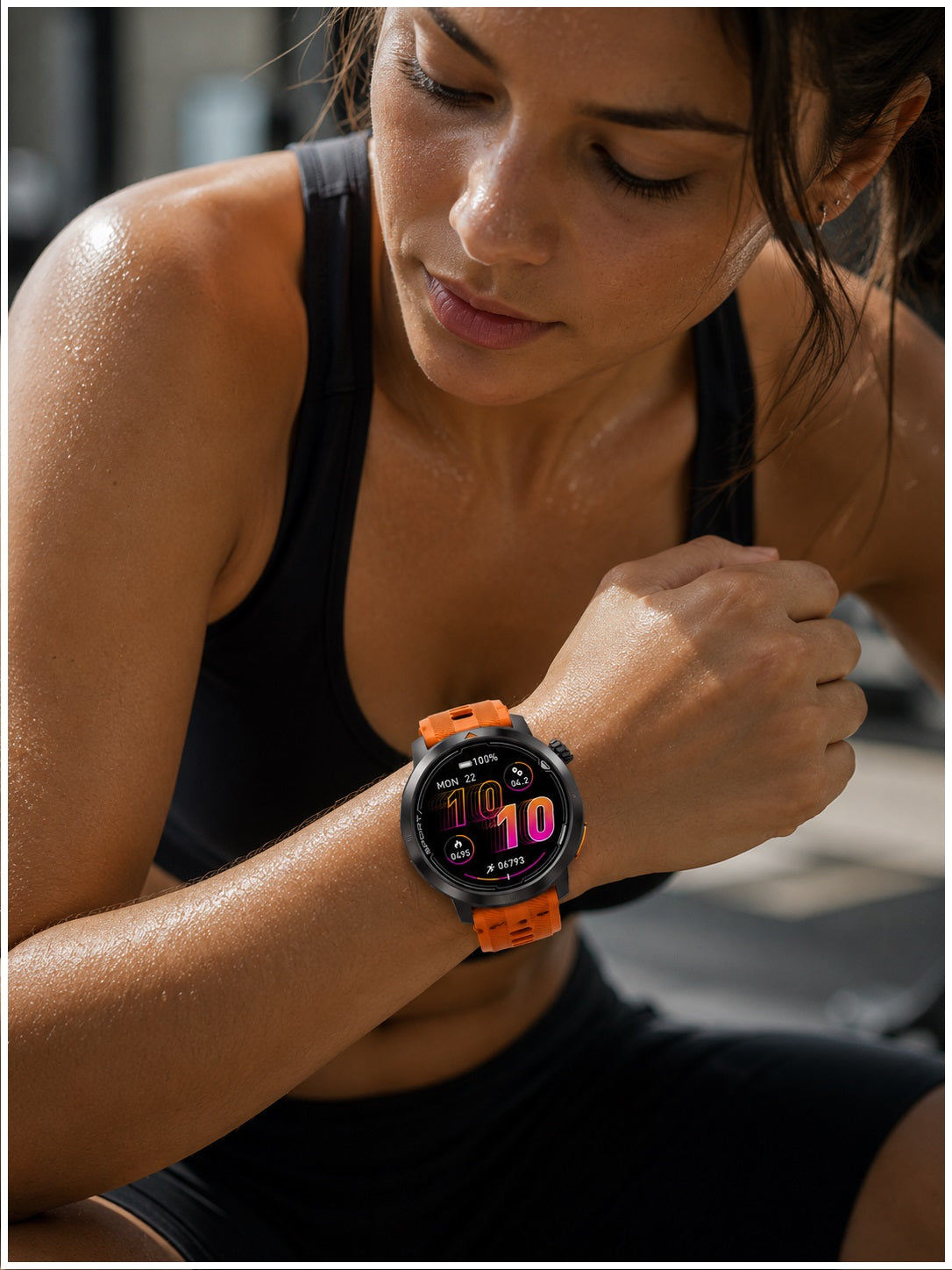Smartwatch Deportivo DT G9 GPS Integrado Pantalla AMOLED 1.43" 466x466 Mapas Offline Llamadas Bluetooth Brújula 3ATM para Running Trekking y Outdoor