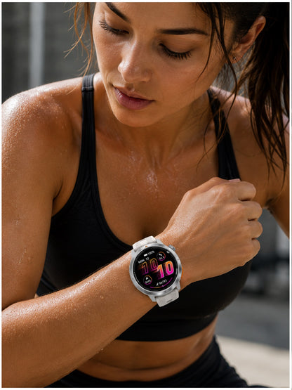 Smartwatch Deportivo DT G9 GPS Integrado Pantalla AMOLED 1.43" 466x466 Mapas Offline Llamadas Bluetooth Brújula 3ATM para Running Trekking y Outdoor