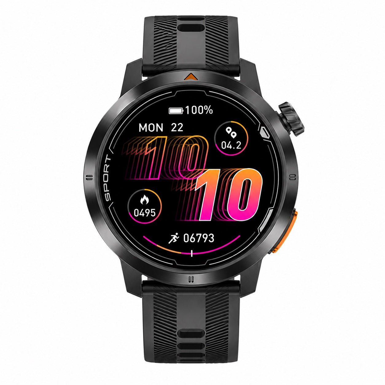 Smartwatch Deportivo DT G9 GPS Integrado Pantalla AMOLED 1.43" 466x466 Mapas Offline Llamadas Bluetooth Brújula 3ATM para Running Trekking y Outdoor
