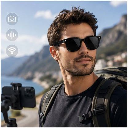 Gafas Inteligentes con IA M8AI Cámara HD 8MP Traducción en Tiempo Real Bluetooth y Grabación 1080P