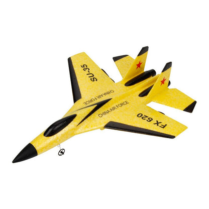 Avión a control remoto Planeador acrobático Teledirigido Amarillo