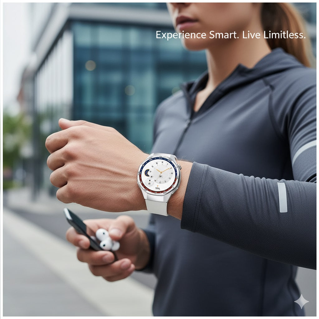 Smartwatch HT32 Deportivo OLED Multifuncional Compatible IOS Android Notificaciones Salud Deporte Redes sociales
