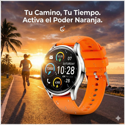 Smartwatch S37 Unisex Pantalla 1.28” Llamadas Bluetooth Salud Completa Deporte IPX8 Batería 5 Días Diseño Elegante y Versátil