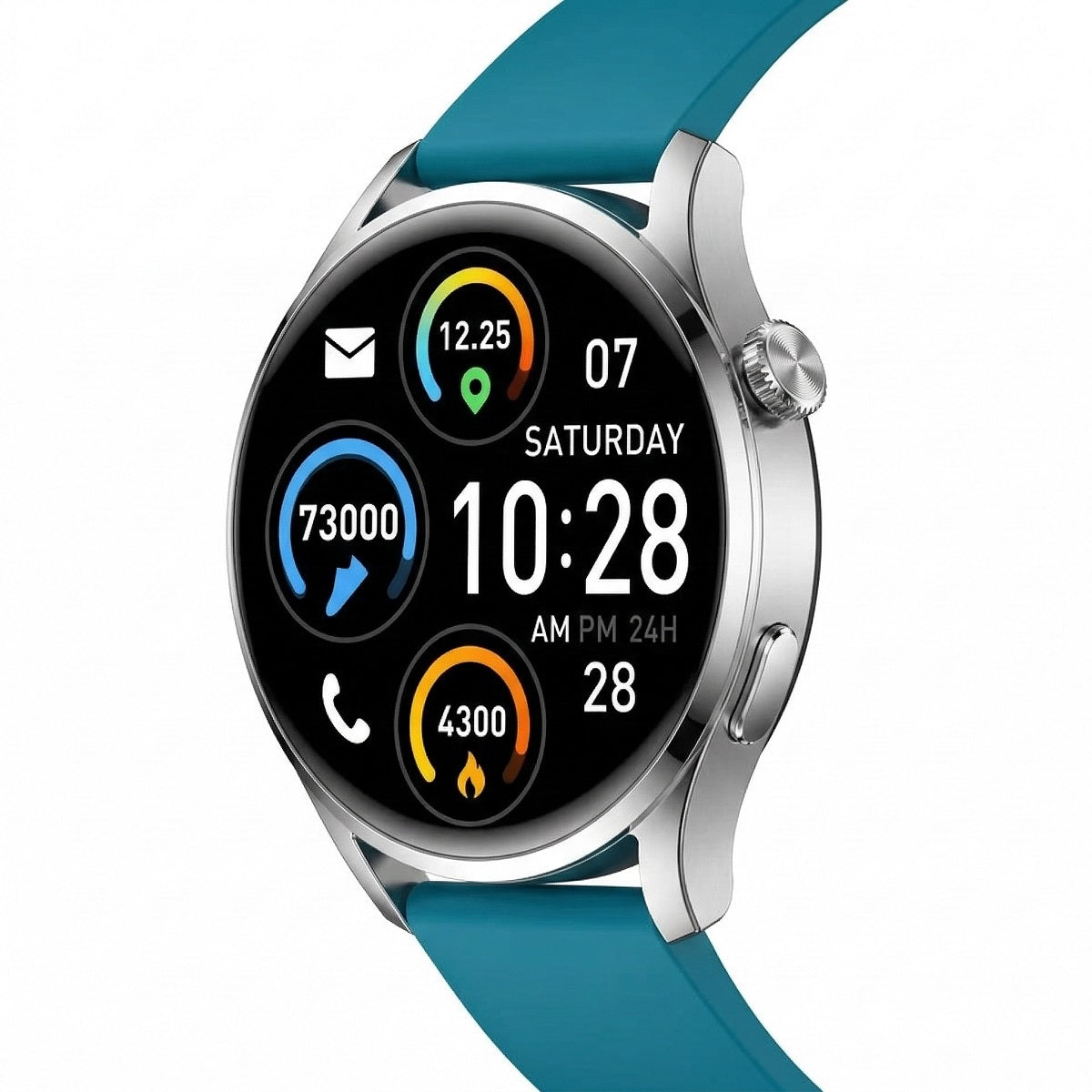 Smartwatch S37 Unisex Pantalla 1.28” Llamadas Bluetooth Salud Completa Deporte IPX8 Batería 5 Días Diseño Elegante y Versátil