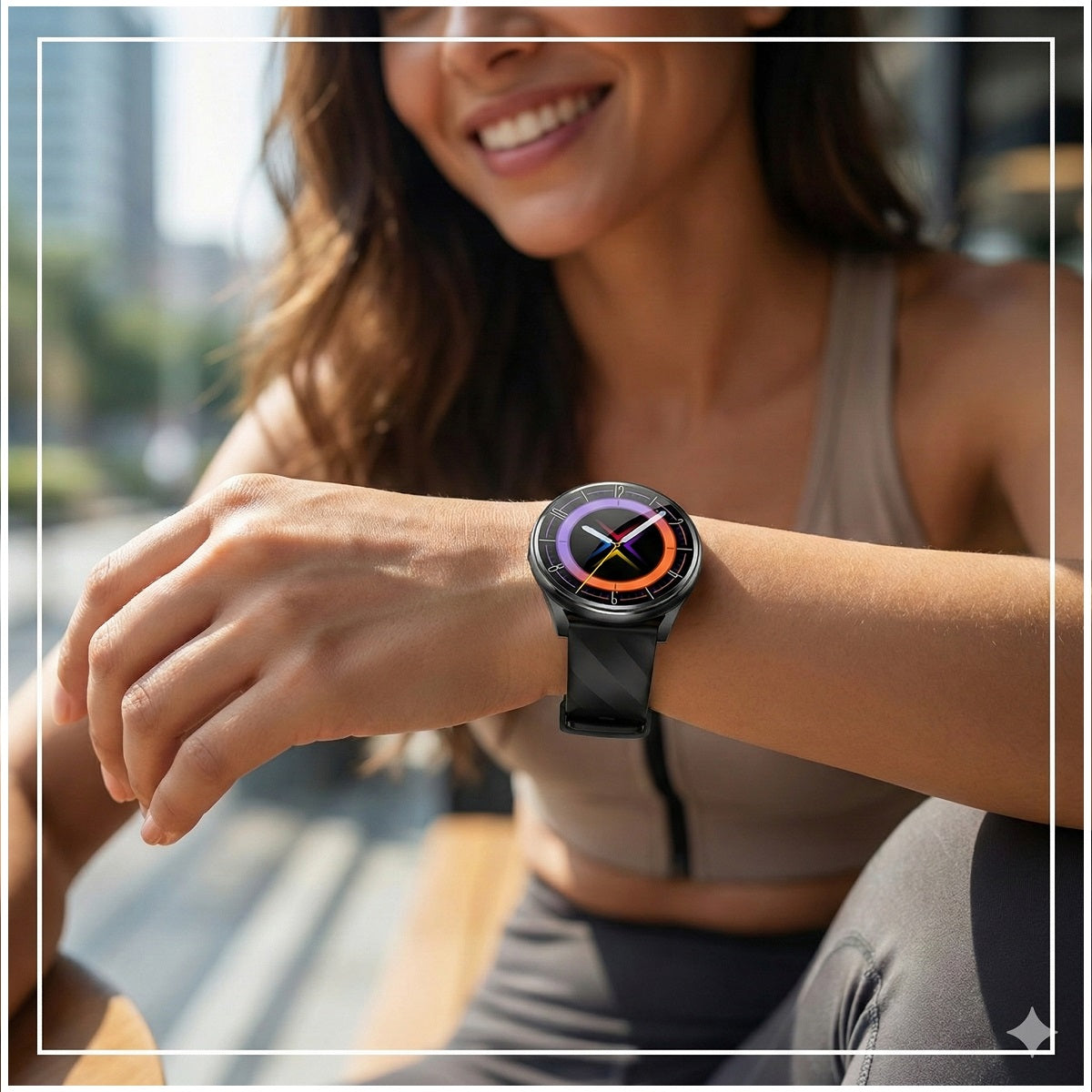 Reloj Inteligente Mujer Llamadas Bluetooth | Monitoreo de Salud | Multideporte | IP67 Notificaciones