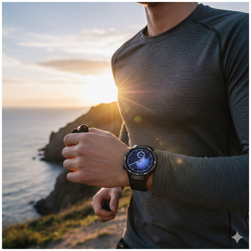 Smartwatch HT32 Deportivo OLED Multifuncional Compatible IOS Android Notificaciones Salud Deporte Redes sociales