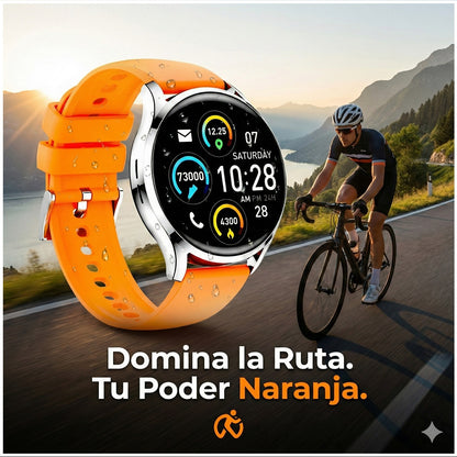 Smartwatch S37 Unisex Pantalla 1.28” Llamadas Bluetooth Salud Completa Deporte IPX8 Batería 5 Días Diseño Elegante y Versátil