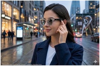 Lentes Inteligentes Bluetooth con Audio Integrado, Llamadas Manos Libres y Control Táctil