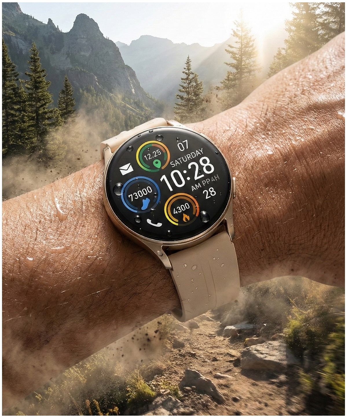 Smartwatch S37 Unisex Pantalla 1.28” Llamadas Bluetooth Salud Completa Deporte IPX8 Batería 5 Días Diseño Elegante y Versátil