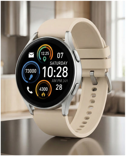Smartwatch S37 Unisex Pantalla 1.28” Llamadas Bluetooth Salud Completa Deporte IPX8 Batería 5 Días Diseño Elegante y Versátil