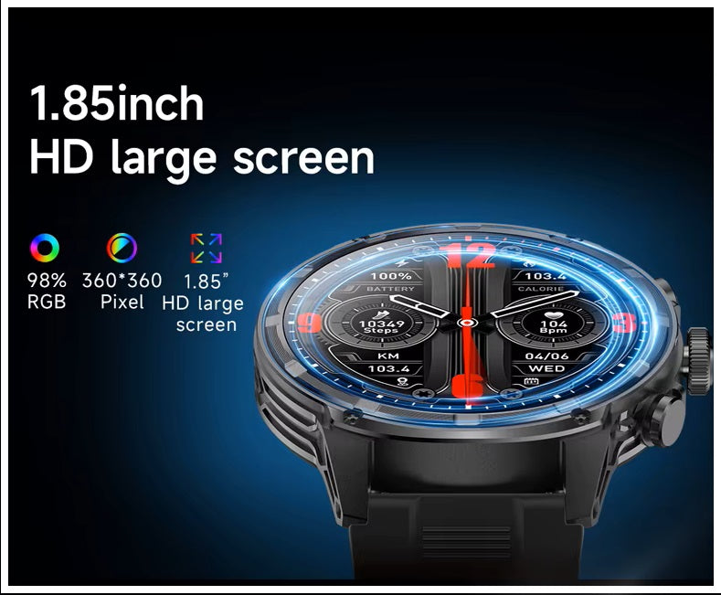 Reloj Inteligente V99 AMOLED 1.85 Batería 710mAh, Llamadas Bluetooth Salud