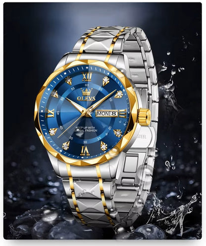 Reloj de Pulsera de Cuarzo para Hombre Elegancia Resistencia