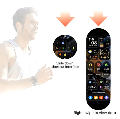 Smartwatch GT5 PRO Correa Metálica Monitor de Salud 247 IP67 BT 300mAh