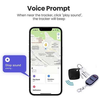 Localizador GPS Inteligente Bluetooth Anti-Pérdida Llaves Mascotas etc