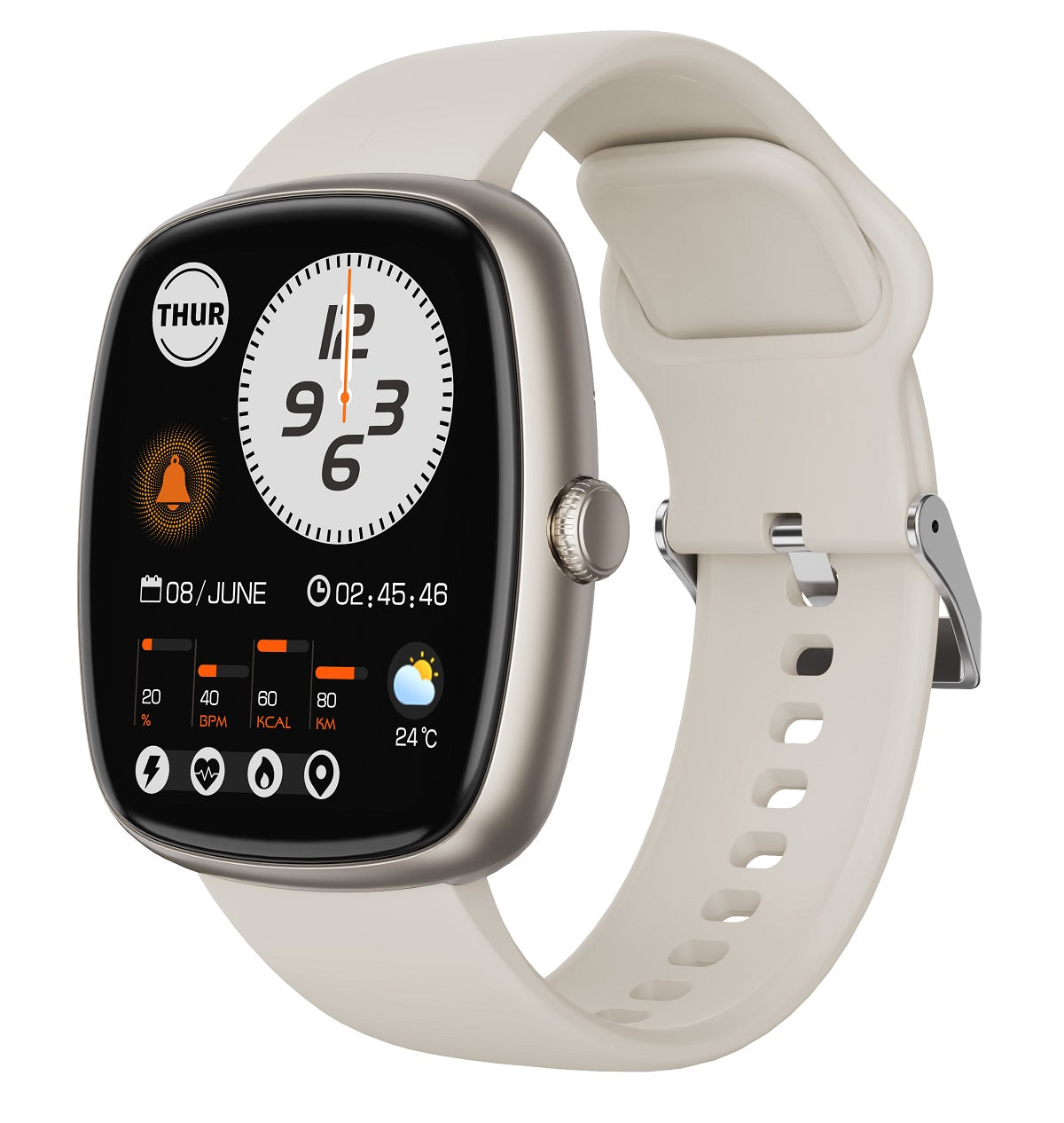 Reloj Inteligente T69 Llamadas Bluetooth, Pantalla 1.83”, Monitor de Salud Integral y Resistencia al Agua IP67